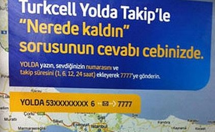 Turkcell ‘Yolda Takip’ uygulamasını geri çekti