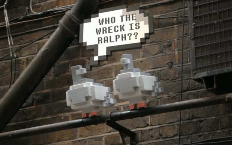 Wreck-It Ralph aşkına pikselleşen sokaklar
