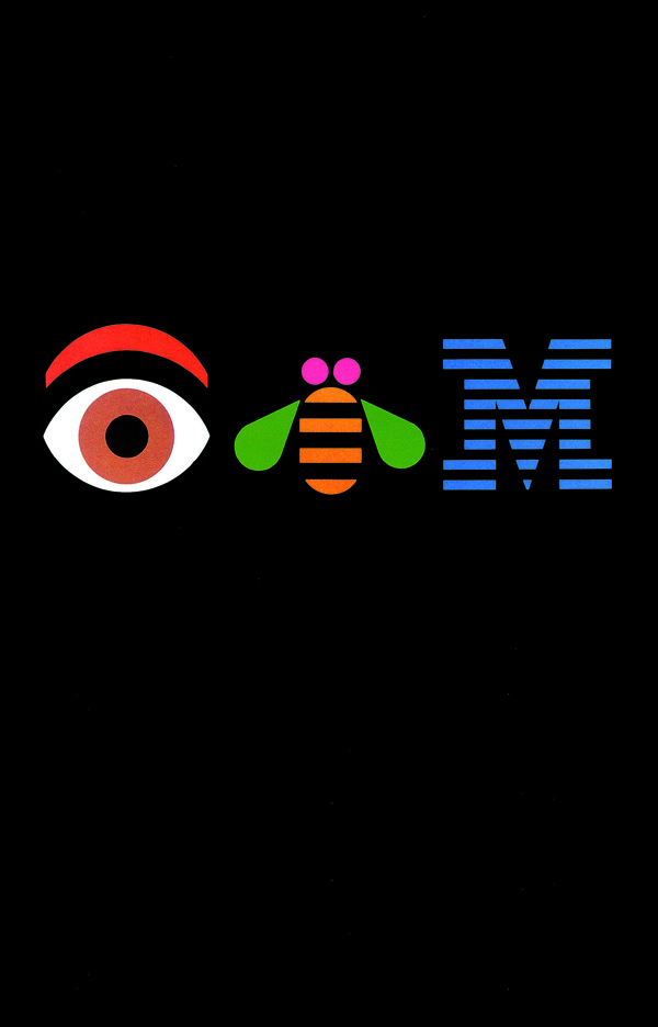Paul Rand, "IBM" (Eye, Bee, M)