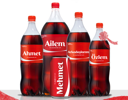 Coca-Cola kişisel etiket kampanyasını Türkiye'ye uyguluyor