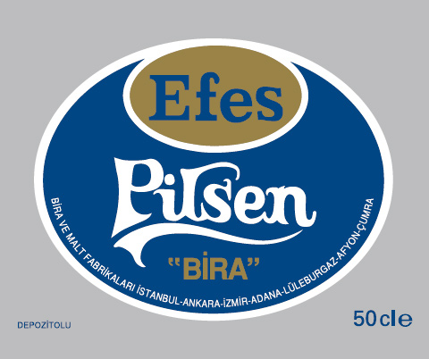 1969’dan bugüne Efes Pilsen logoları