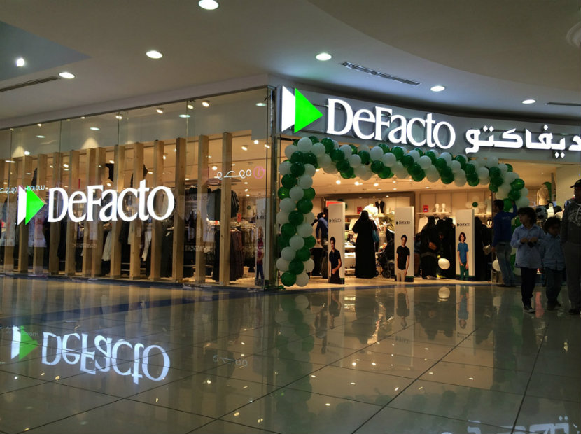 DeFacto Suudi Arabistan pazarında