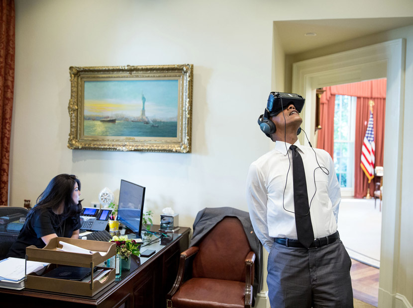 Barack Obama'yla sanal gerçeklik turu