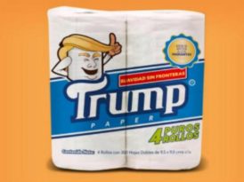 Bir tuvalet kağıdı markası olarak Trump