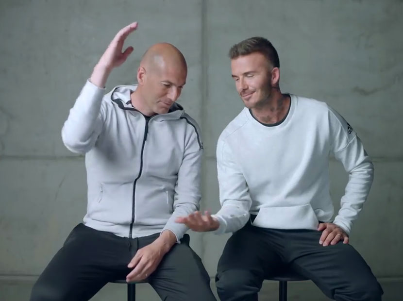 Saygılar Beckham ve Zidane’dan
