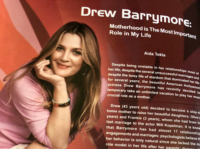 Drew Barrymore ile hayali bir röportaj