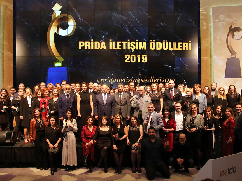 PRİDA İletişim Ödülleri 2019 sahiplerini buldu