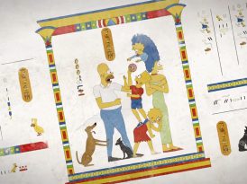 Mısır hiyeroglifleriyle modern hikâyeler