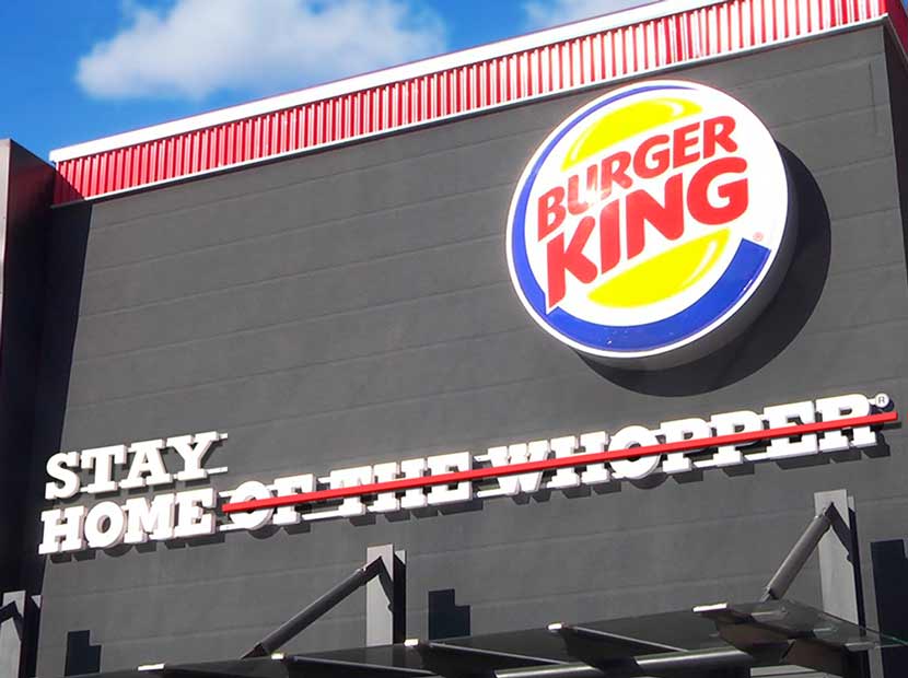 Burger King Fransa’dan coronavirus’e karşı slogan güncellemesi