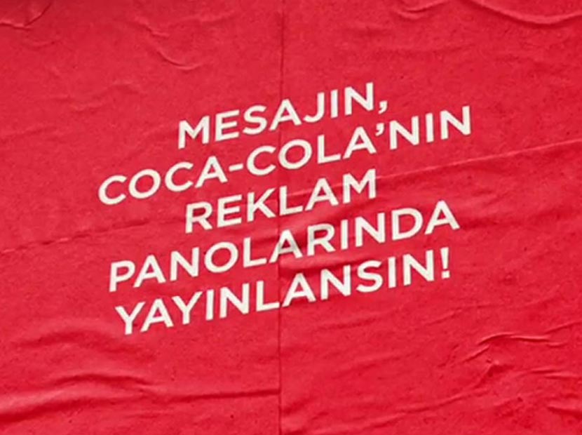 Coca-Cola gelecek planlarınızı reklam panolarına taşıyor
