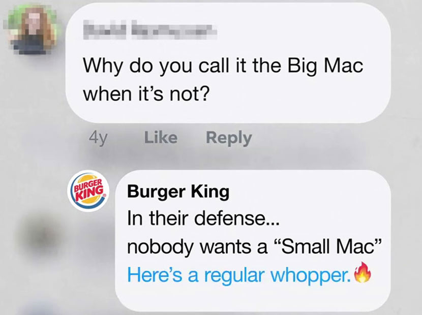 McDonald’s müşteri hizmetlerine Burger King desteği