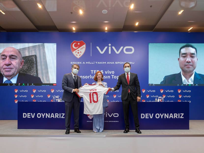 A Milli Erkek Futbol Takımı’nın yeni ana sponsoru vivo
