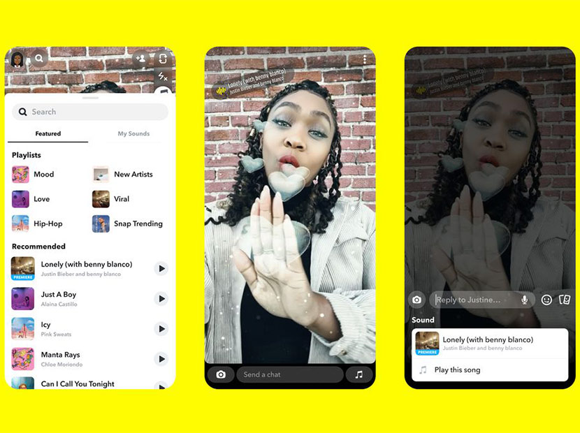 Snapchat ve Universal Music Group'tan işbirliği