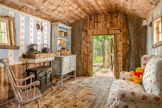 Winnie the Pooh'un ağaç evi Airbnb'de