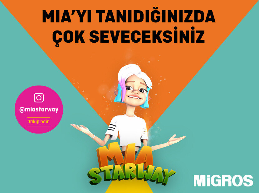 Migros’tan sektörün ilk sanal influencer’ı: Mia Starway