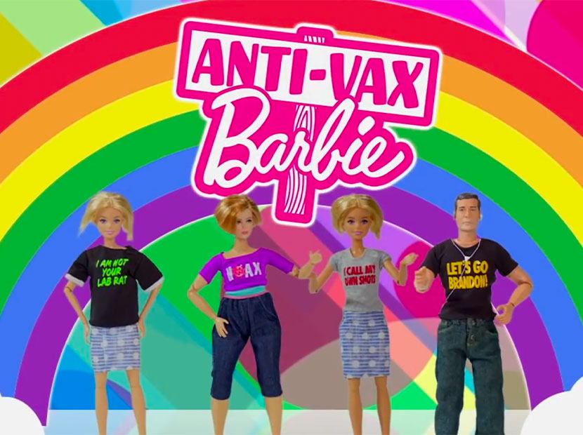 Karşınızda aşı karşıtı Barbie