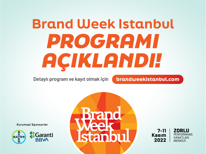 Brand Week Istanbul’un programı açıklandı