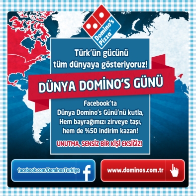 Dünya Dominos Günü Facebook üzerinden kutlanıyor